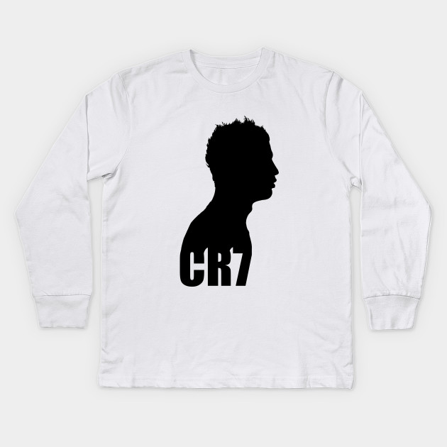 Cristiano Ronaldo CR7 silhouette side (black) - Football fan - Soccer lover